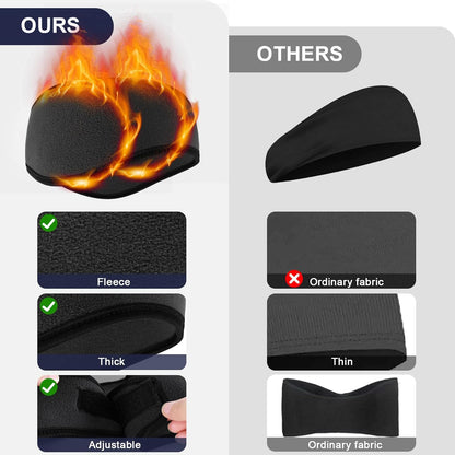 Ear Muffs Warmers Winter Fleece Headband for Men Women Kids Ears Cover Running Cycling Skiing