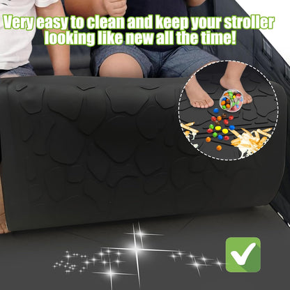 Silicone Mat for Wonderfold Wagon W4,Luxe Accessories for Wonderfold Stroller to Protect Wagon from Sand, Dirt, and Water,Easy Clean