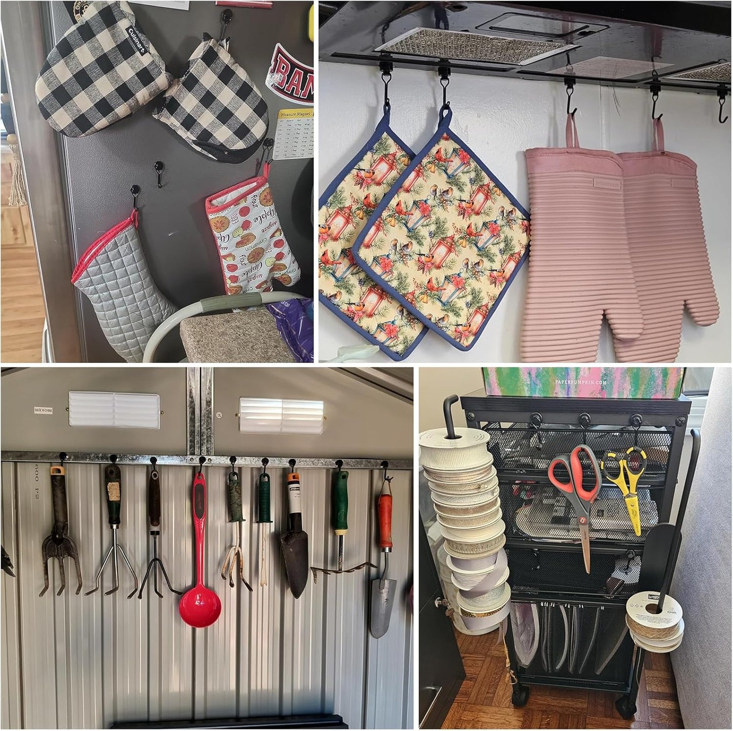 Hooks, 30Lbs+ Magnetic Magnet Hook 2025 Cruise Cabin Ship Essentials Heavy Duty Strong Refrigerator Fridge Hanging for Classroom Beach Vacation Kitchen Grills Home Mug Hanger (6 Pack)