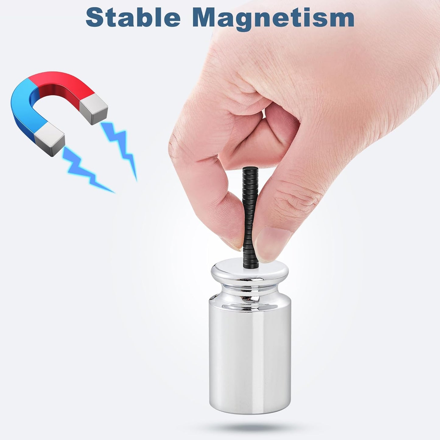 40 Pcs Refrigerator Magnets, 6X2Mm Small round Fridge Magnets, Multi-Use Premium Neodymium Tiny Circle Magnets, for Whiteboard, Billboard, Crafts, DIY, Home, Kitchen, Office, School (Black)