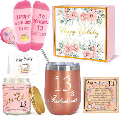 13Th Birthday Gifts for Girls, Happy 13Th Birthday Gift Ideas, Unique 13Th Birthday Gifts for Daughter, Niece, Granddaughter, 13Th Birthday Gifts for Her, Official Teenager Birthday Gifts