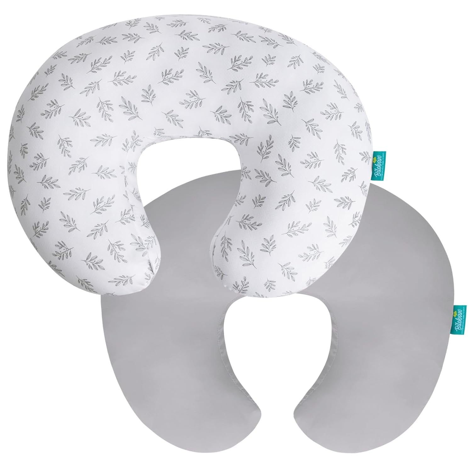 Nursing Pillow Cover 2 Pack Fit for Boppy Pillow, Breathable & Skin-Friendly Nursing Slipcovers for Breastfeeding Mom, Comfortable & Machine Washable Nursing Covers