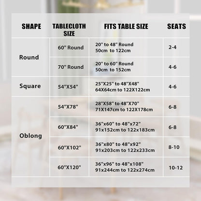 2 Pack Beige Tablecloth 60 X 102 Inch, Rectangle 6 Feet Table Cloth - Stain and Wrinkle Resistant Washable Polyester Table Cover for Dining Tables, Buffet Parties and Camping