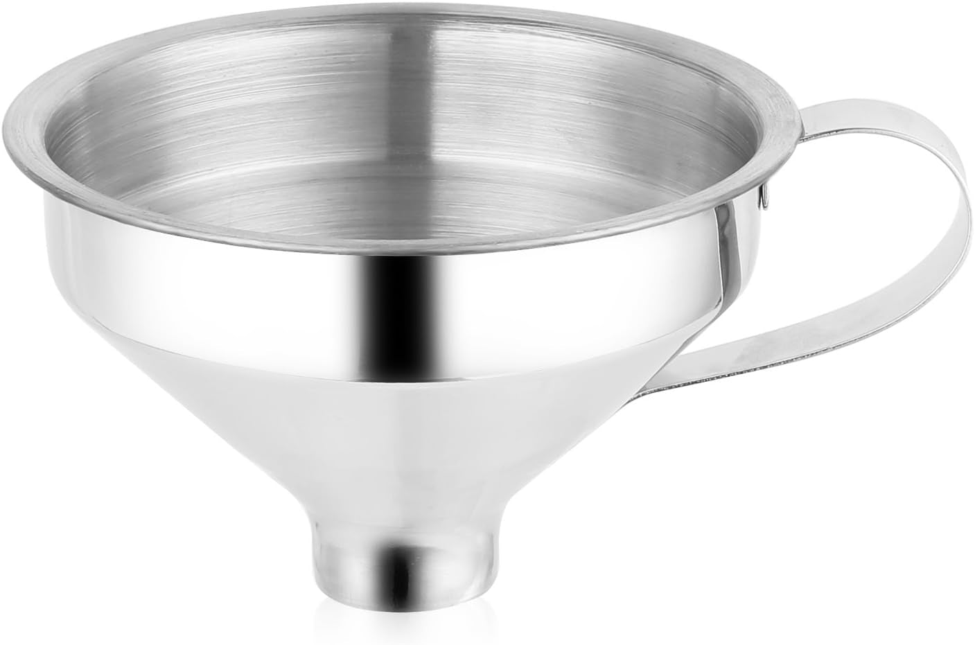18/8 Stainless Steel Spice Funnel with Handle for Spice Jars - Professional Grade Kitchen Tools