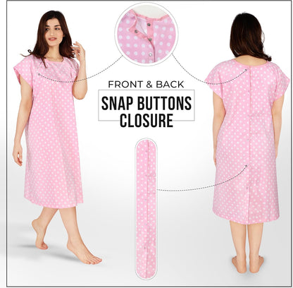 Women'S Hospital Gown Soft Comfortable and Stylish Patient Gown