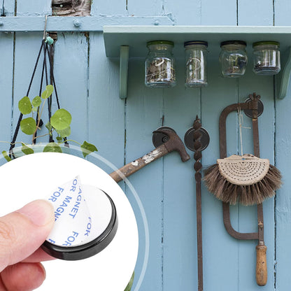 Magnets with Holes, 110 Lb+ Waterproof Strong Neodymium Cup Disc Magnets with Screws for Wall Mounting, Lifting Tools - Pack of 6