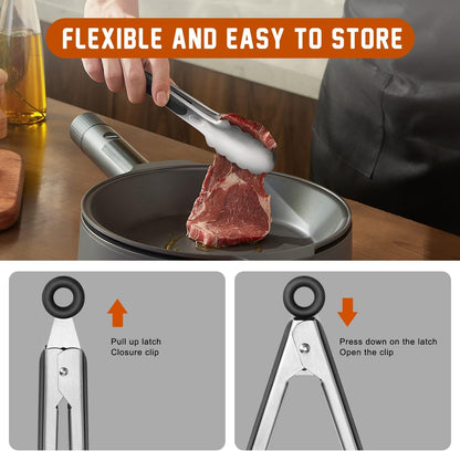 Vegetable Peeler & Stainless Steel Kitchen Tongs