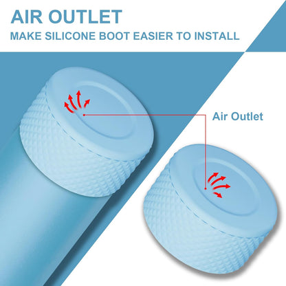 Silicone Boot for Owala Water Bottle 40 Oz, Anti-Slip Protective Sleeve for Freesip/Twist/Flip Stainless Steel Water Bottles Accessories