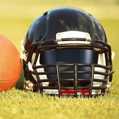 4-Pack Clear Football Helmet Visors - Scratch Resistant, UV Protection, Adult and Youth Lacrosse Eye and Facial Shield (Classic Colors)