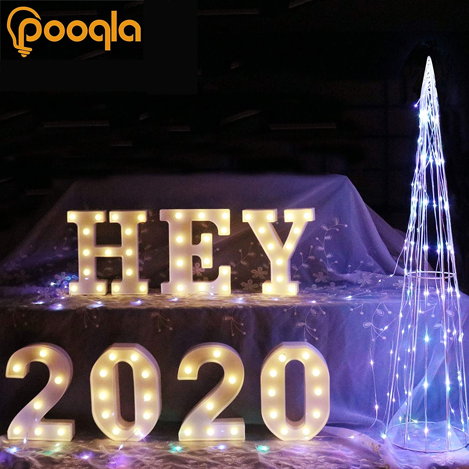 LED Marquee Letter Lights Sign, Light up Alphabet Letter for Home Party Wedding Decoration A