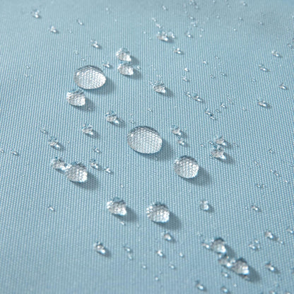 Pack of 2 Decorative Outdoor Waterproof Pillow Covers Garden Cushion Sham Throw Pillowcase Shell for Spring Patio Tent Couch 16X16 Inch Blue