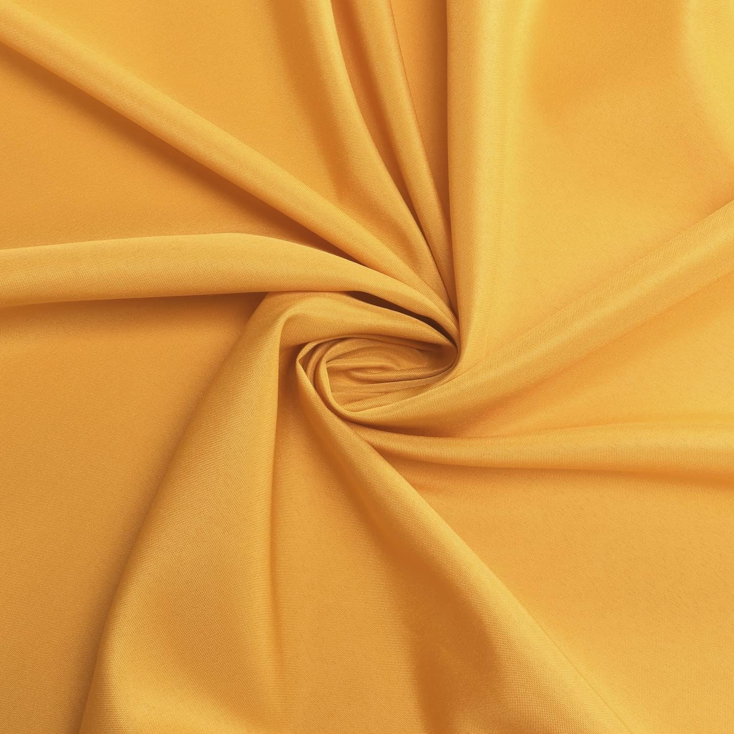 Rectangle Tablecloth - 60 X 84 Inch - Stain and Wrinkle Resistant Washable Polyester Table Cloth, Decorative Fabric Table Cover for Dining Tables, Buffet Parties and Camping, Gold