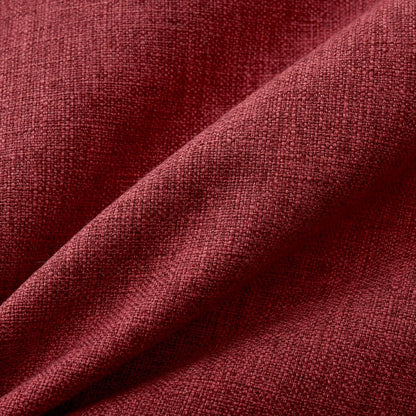 Pack of 2 Decorative Farmhouse Linen Pillow Covers Rustic Boho Accent Outdoor Couch Throw Pillow Covers for Cushion Bed Sofa Living Room Home Decor 20X20 Inch Burgundy