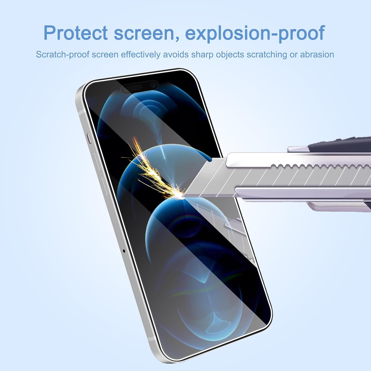 3 Pack Screen Protector for Iphone 16 Pro Max and 3 Pack Lens Protector for Iphone 16 Pro/16 Pro Max