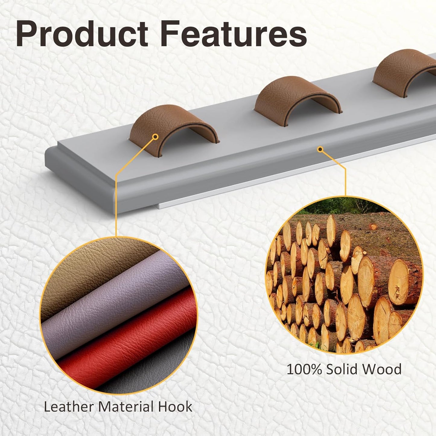 3 Pack Sunglass Organizer, Wall Mounted Sunglasses Organizer, Wooden Glasses Holder Sunglass Holder, Sunglasses Rack for Hanging Your Multiple Eyeglasses, for Wall, Home Decor(Light Grey)