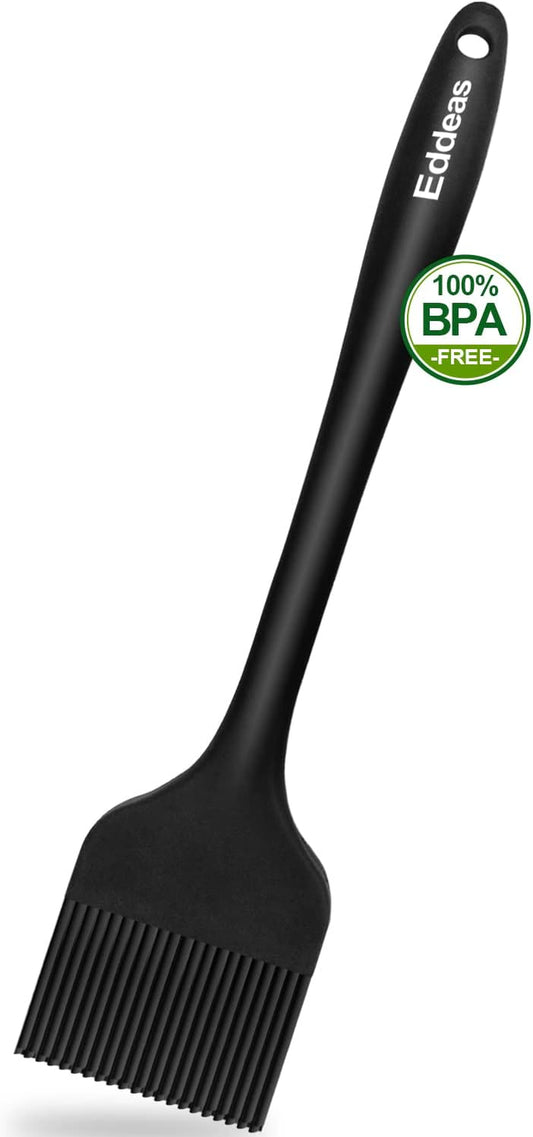 Silicone Basting Pastry Brush, Heat Resistant Pastry Brush, Great for BBQ Grill Baking Kitchen Cooking, Strong Steel Core and One-Pieces Design, BPA Free and Dishwasher Safe (11 Inch)