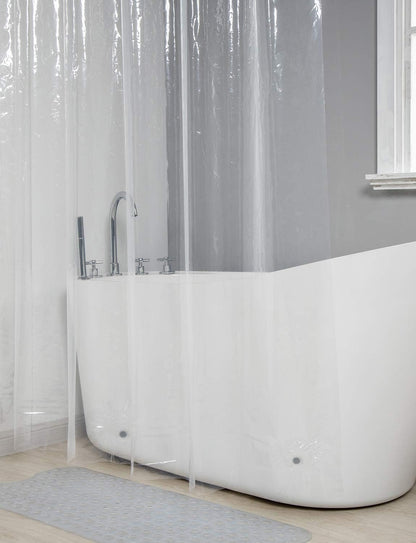 72 X 72 Inches EVA 8G Plastic Shower Curtain and 72X72 Inches PEVA 3G Shower Curtain Liner