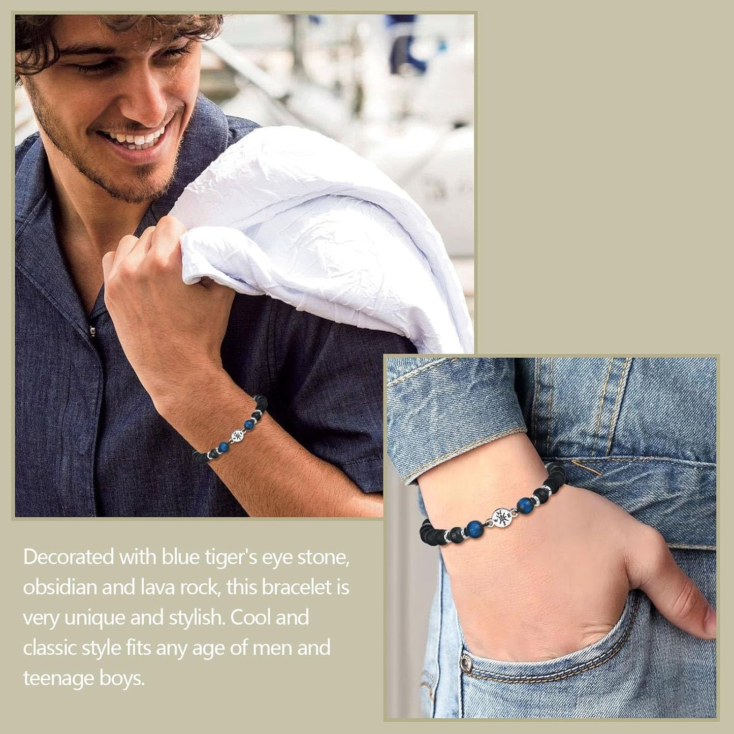 2025 Graduation Gifts for Him Cool High School College Class 5Th 8Th Grade Boy Bracelet Cards Middle School Kindergarten Masters Degree Senior Congratulations Gifts