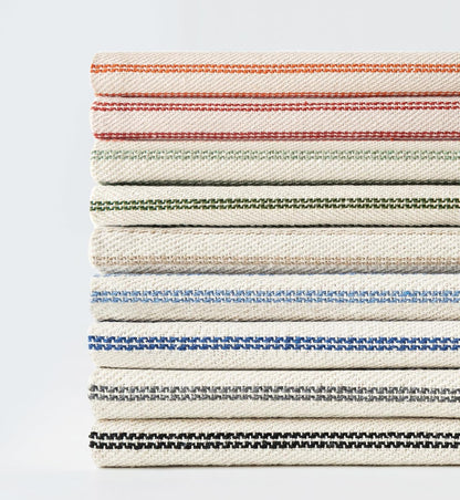 Fall Rust and Beige Patchwork Farmhouse Pillow Covers 18X18 Inch, Pack of 2 Striped Linen Decorative Modern Accent Pillow Cases for Sofa Couch Bedroom