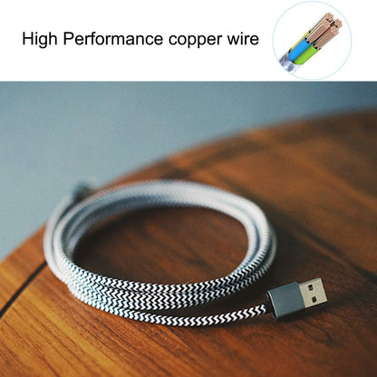 Micro USB Cable,[10Ft3Pack], High Speed 2.0 USB a Male to Micro USB Sync & Charging Nylon Braided Cable for Android Smartphone Tablets Wall and Car Charger Connection[Silver&Blackwhite]