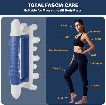 Fascia Massage Tool Blaster for Cellulite - Myofascial Release Tools for Trigger Point, Deep Tissue Lymphatic System Relief, Fascia Blaster for Muscle Knot Recovery & Relaxtion, Full Body Massager