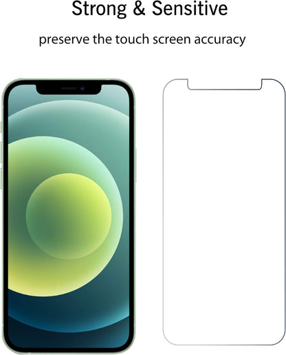 Glass Screen Protector - 3 Pack for Iphone 12/12 Pro 2020 6.1 Inch & Privacy Screen Protector - 2 Pack for Iphone 12/12 Pro 2020 6.1 Inch