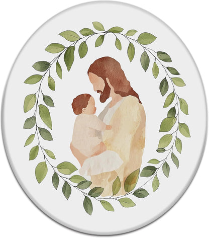 Miscarriage Baby Loss Magnets, Jesus Christ Holding Baby Magnet, Miscarriage Gift, Baby Loss Gift, Baby Loss Sympathy Gift, Miscarriage Keepsake 3 X 2.6 In