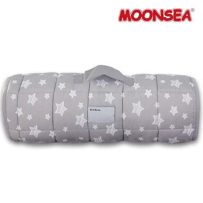Toddler Nap Mat with Fleece Minky Blanket, Lightweight, Soft Perfect for Kids Preschool, Daycare, Travel Sleeping Bag Boys and Girls, 21" X 50" Fit Standard Cot