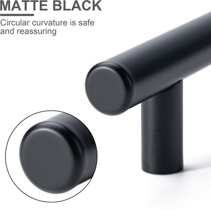 4 Pack Cabinet Pulls Brushed Nickel Stainless Cabinet Handles, for Kitchen and Bathroom Cabinets, 5 Inch Length, 3 Inch Hole Center