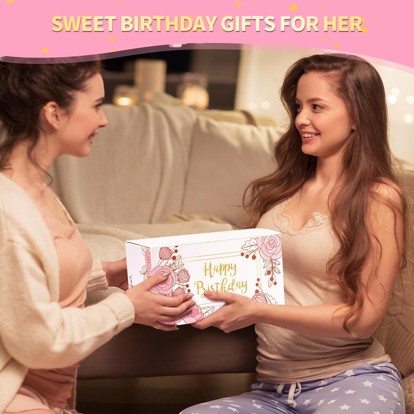 Birthday Gifts for Teen Girls, Monogrammed Initial Gifts for Teen Girls Birthday Christmas, Gift Basket for Women Teenager Girl Friend Bestie Sister, Teenager Girl Gift Personalized Glass Cup A