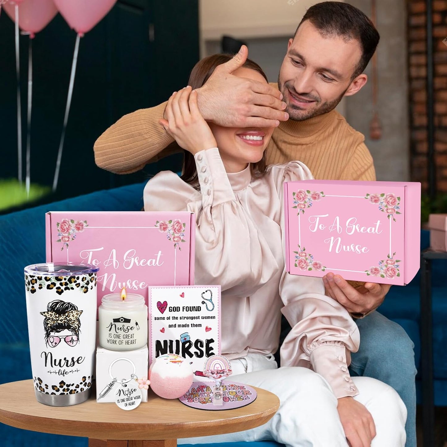 Nurse Gifts for Women, Nurses Week Gifts, Nurses Appreciation Gift for Graduation, Mothers Day, Birthday, Christmas, New Nurse Practitioner Gift - 20 OZ Tumbler Set for Nurses