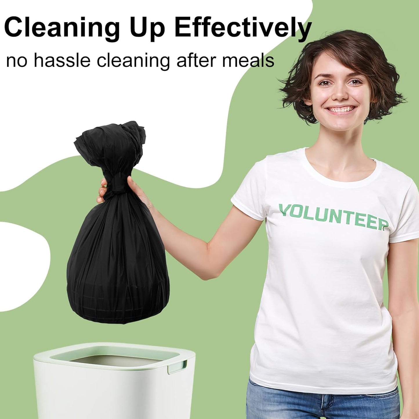 6 Packs Disposable Plastic Table Cloth, 54 X 108 Inch Waterproof Rectangle Tablecloth, Leakproof & Sturdy Decorative Table Covers for Picnic, Party and Outdoor, Black