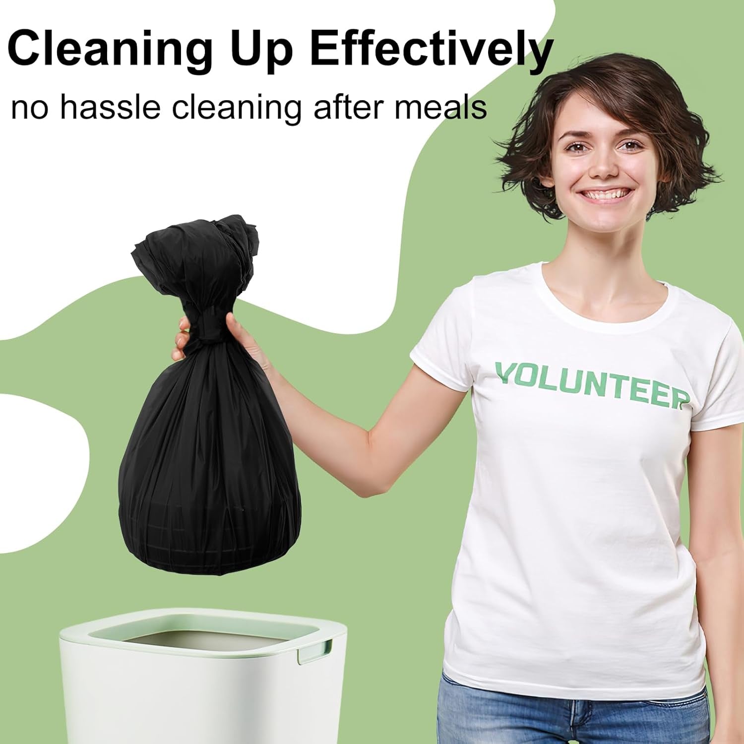 6 Packs Disposable Plastic Table Cloth, 54 X 108 Inch Waterproof Rectangle Tablecloth, Leakproof & Sturdy Decorative Table Covers for Picnic, Party and Outdoor, Black