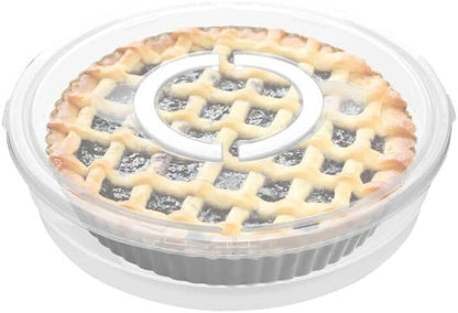 2Inch Portable Pie Carrier with Lid and Cupcake Muffin Tart Cookie Fruit Snacks Keeper Food, Pie Carrier round Pizza Holder Reusable Pie Keeper