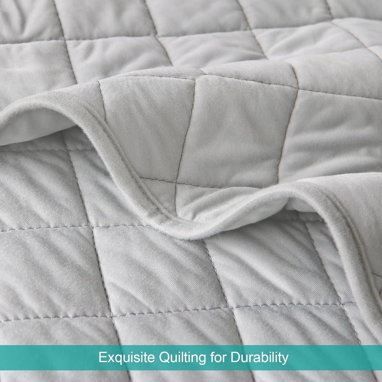 Toddler Comforter & Crib Toddler Blanket, Super Soft Quilted and Lightweight down Alternative Crib Comforter, 30X40 Inches, Grey