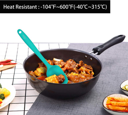 Unbreakable Cereal Bowls Set 8Pcs with Silicone Spatula Set 5Pcs