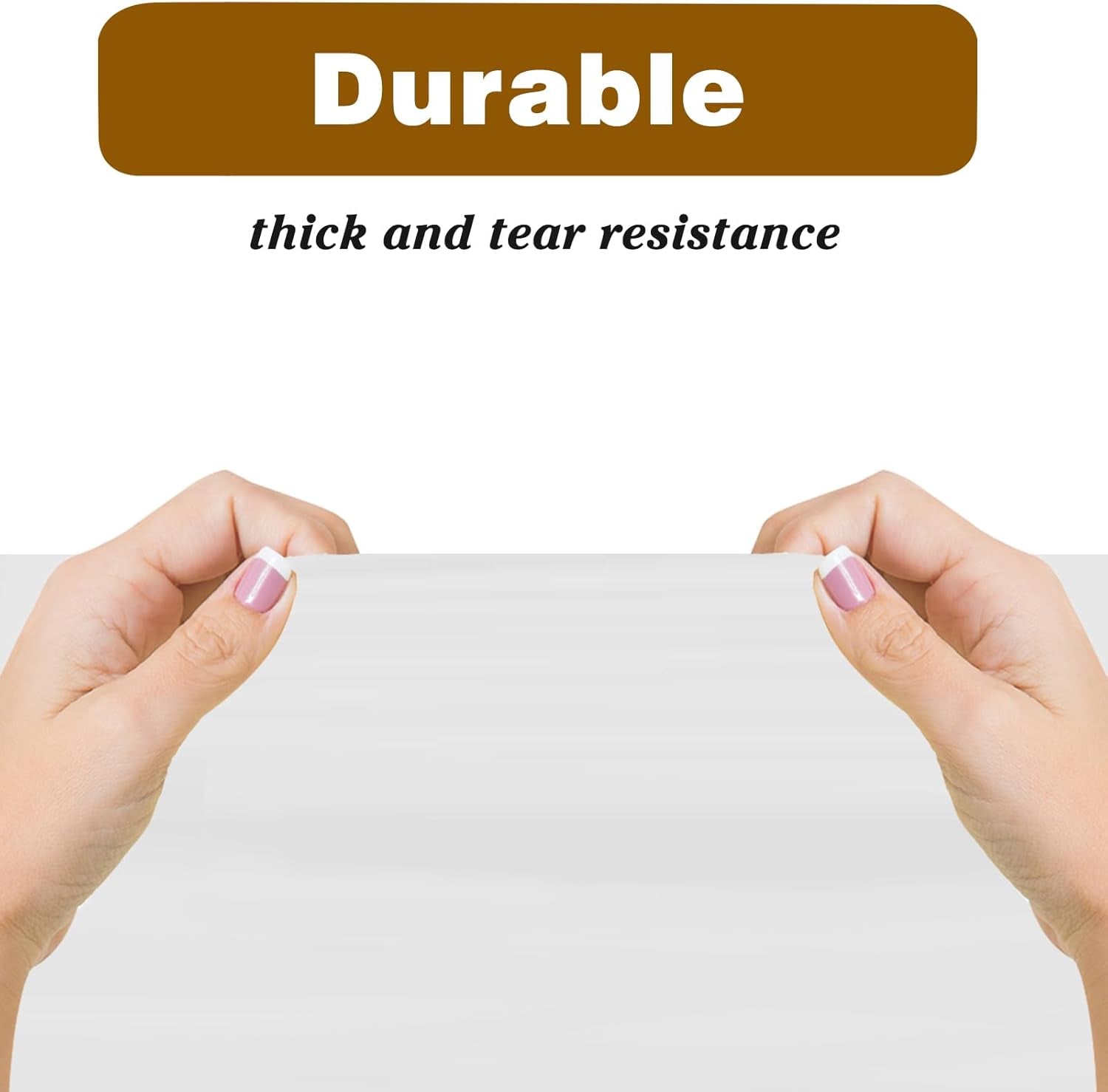 2PCS White Plastic Tablecloths 54 X 108 Inch, Disposable Table Cloths Rectangle Party Table Covers