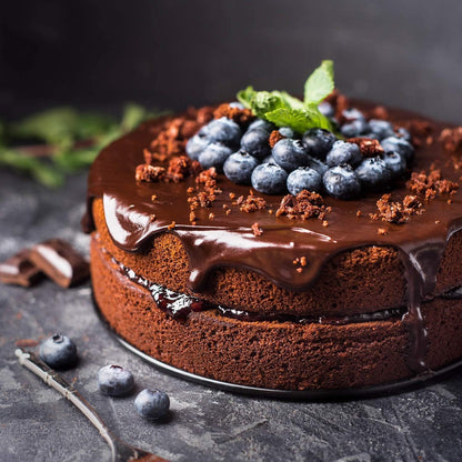 8-Inch round Cake Pan Set of 3, Nonstick Baking Cake Pans with 90 Pieces Parchment Paper, Dishwasher Safe