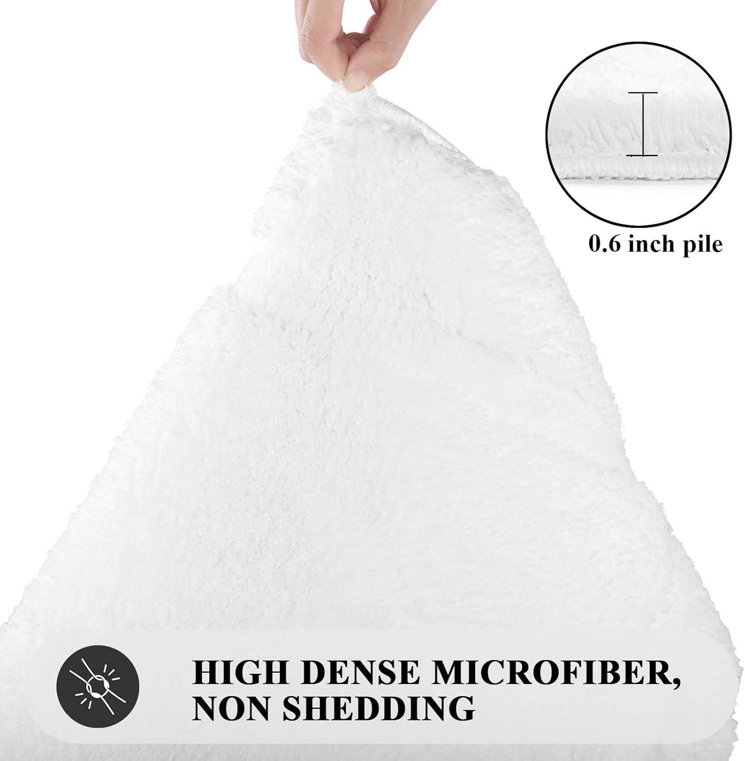 Super Soft Small Bathroom Rugs 16X24 Inch Non Slip Washable Bath Rugs Microfiber Bath Mats for Bathroom Floor Tub Shower Vanity Sink Decor Accessories, White 1'4" X 2'