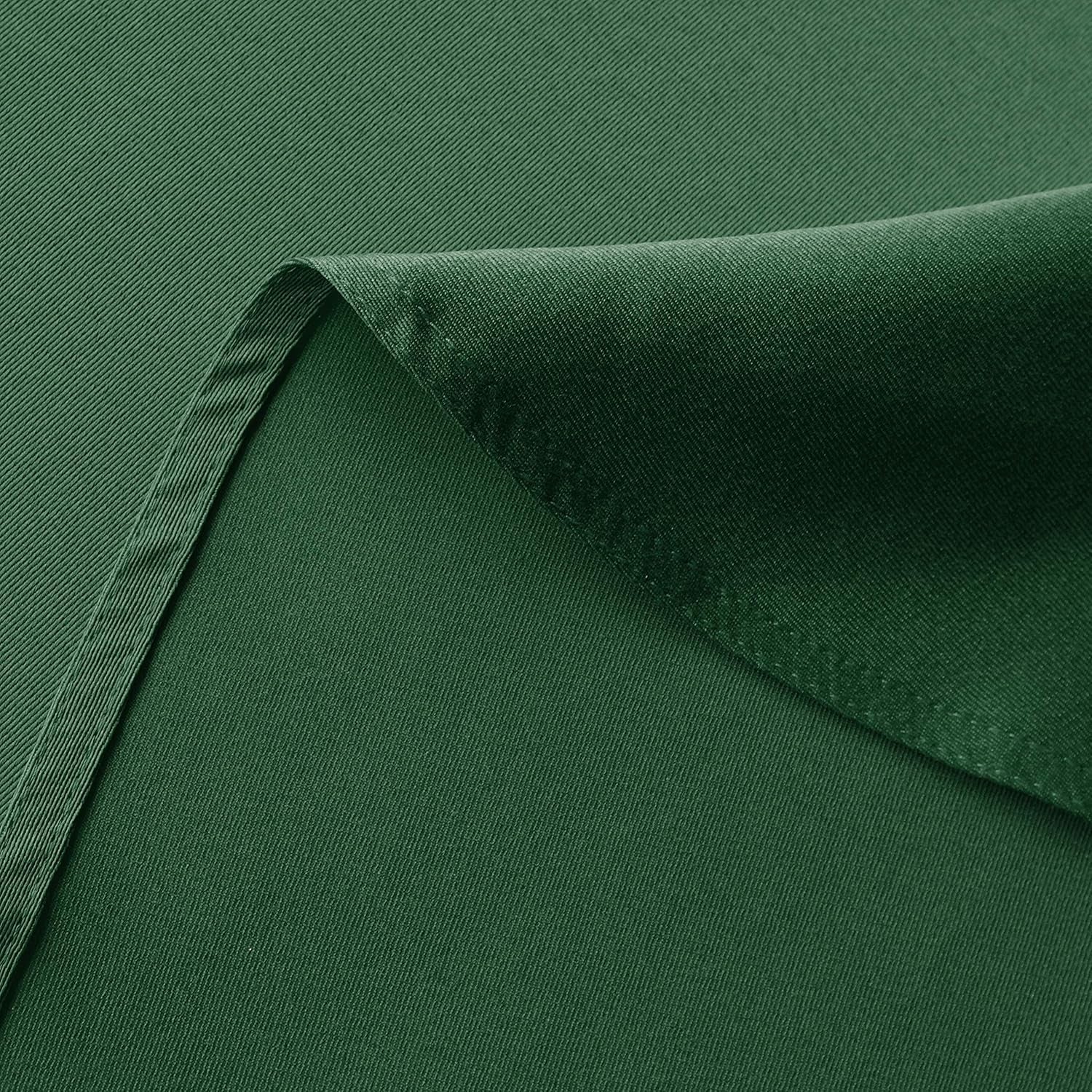 210GSM Square Green Table Cloth, Christmas Decorations Waterproof Tablecloth, Table Cover Protector for Holiday Party Use (Blackish Green,60 X 60 Inch)