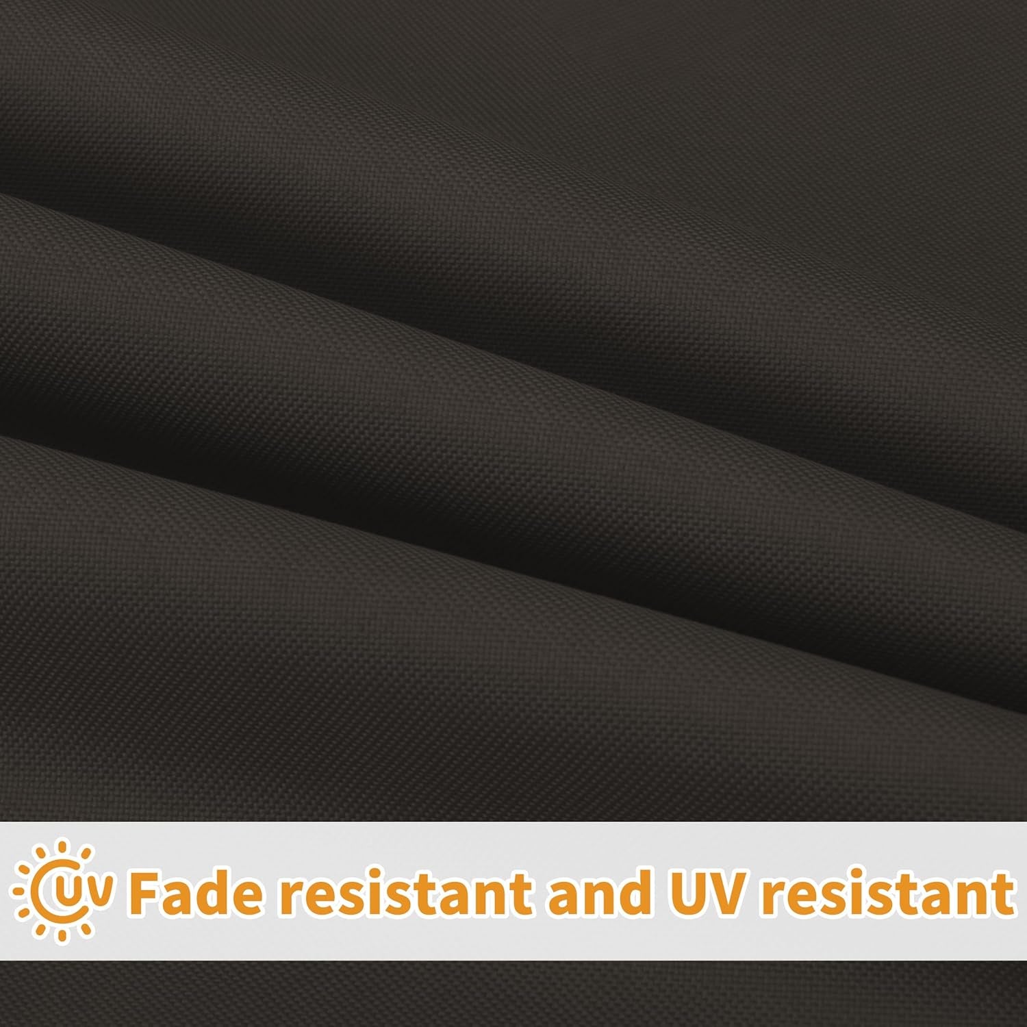 42X18X3 Inch Waterproof Outdoor Couch Bench Cushion Covers Only Replacement Non-Slip Patio Seat Cushion Slipcover with Zipper and Adjustable Straps Dark Brown