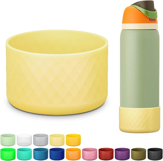 Silicone Boot for Owala Water Bottle 24 Oz 32 Oz 40 Oz, Anti-Slip Protective Sleeve for Freesip/Twist/Flip Stainless Steel Water Bottles Accessories