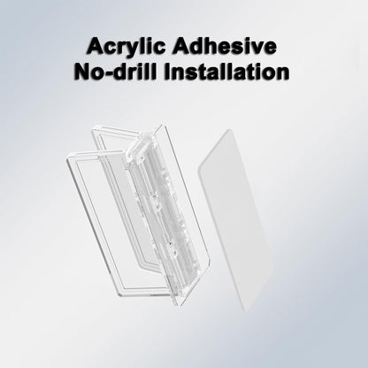 Sliding Door Lock for Child Safety 2 Pack, Sliding Patio Door Lock for Child Proof, Glass Window Door Stopper for Childproof, Childproof Window Lock for Toddler Kids and Baby Proofing（Clear）