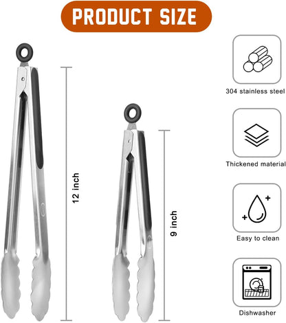 Vegetable Peeler & Stainless Steel Kitchen Tongs