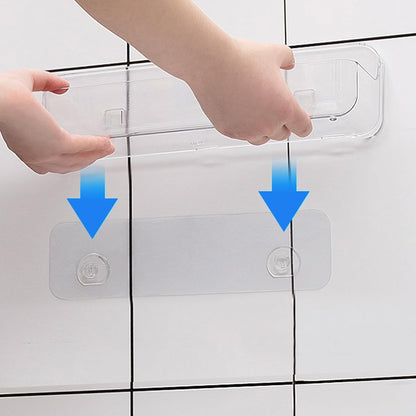2 Pack Shower Caddy Adhesive for Replacement, Strong and Durable Adhesive Shelf, No Drilling Hang Walls Adhesive Bathroom Shelves(For Long and Big Shelf 10.5 * 2.8 Inch