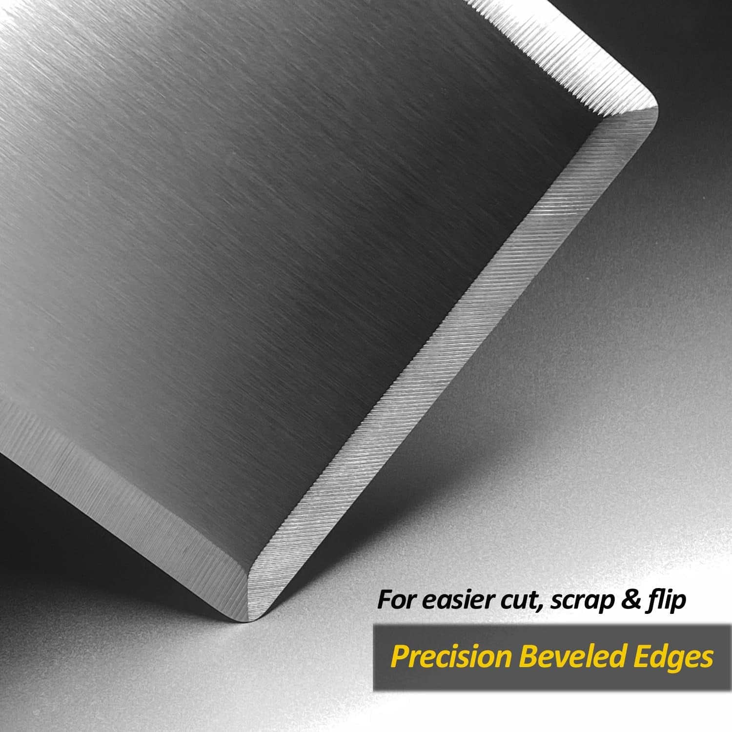 Stainless Steel Spatula Set with Full Tang Silicone Handle & Beveled Edges - Long Wide for Cast Iron Griddle BBQ Flat Top Grill, Pancake, Smash Burgers