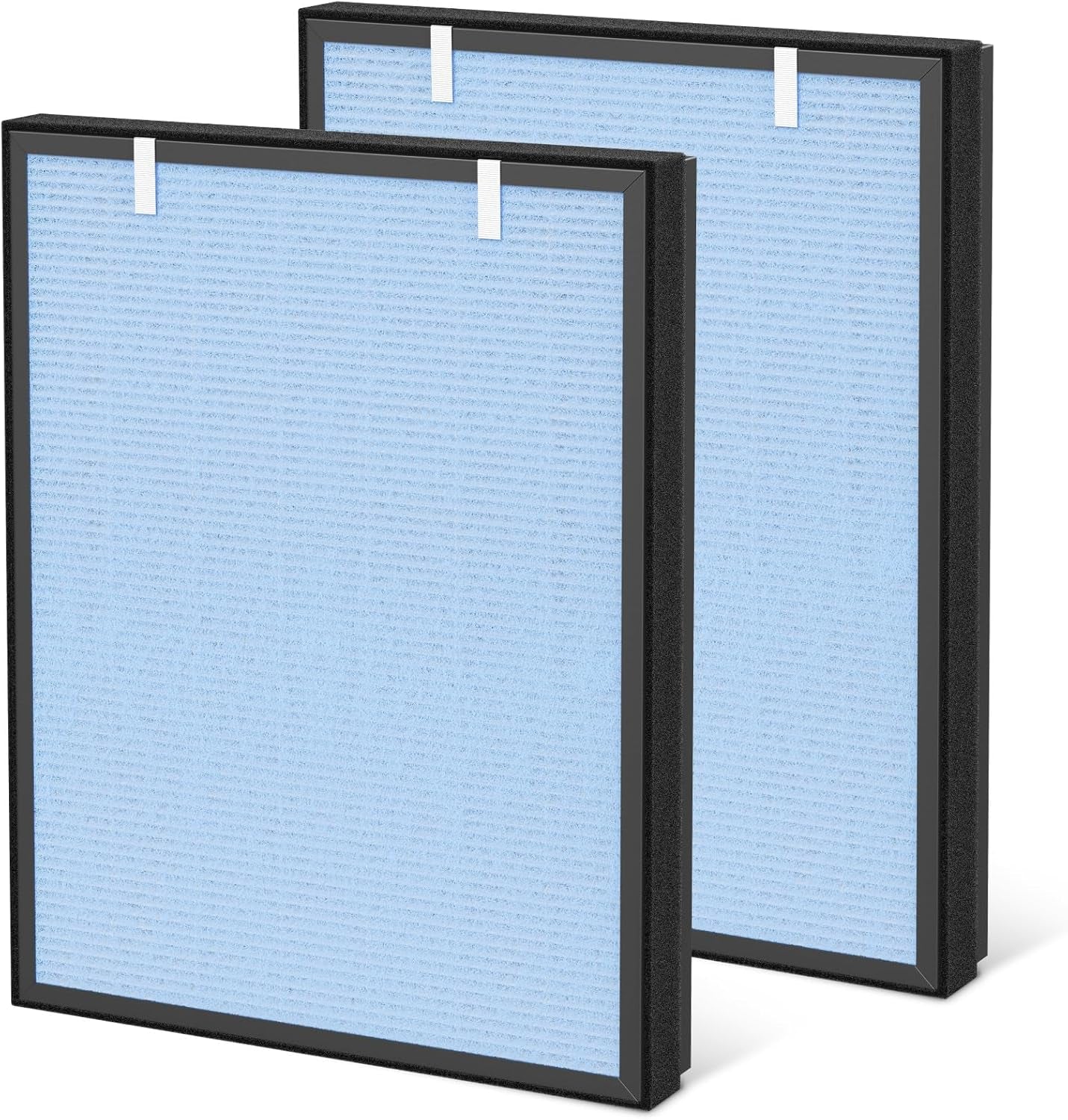 2 Pack HSP002 Replacement Filter Compatible with HATHASPACE HSP002 Smart Air Purifiers, 4-In-1 HEPA and Activated Carbon Filter