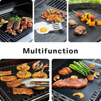 3 Pack Oven Liners for Bottom of Electric Gas Oven, Non-Stick Air Fryer Liners Reusable Teflon Baking Sheets Compatible with Instant Pot 10 Qt Air Fryer Accessories Baking Mat