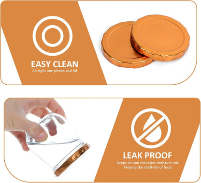 40-Pack 6 oz Mason Jars with Lids - Perfect for Canning, Jams, Honey, Wedding Favors, Shower Gifts, and DIY Spice Storage