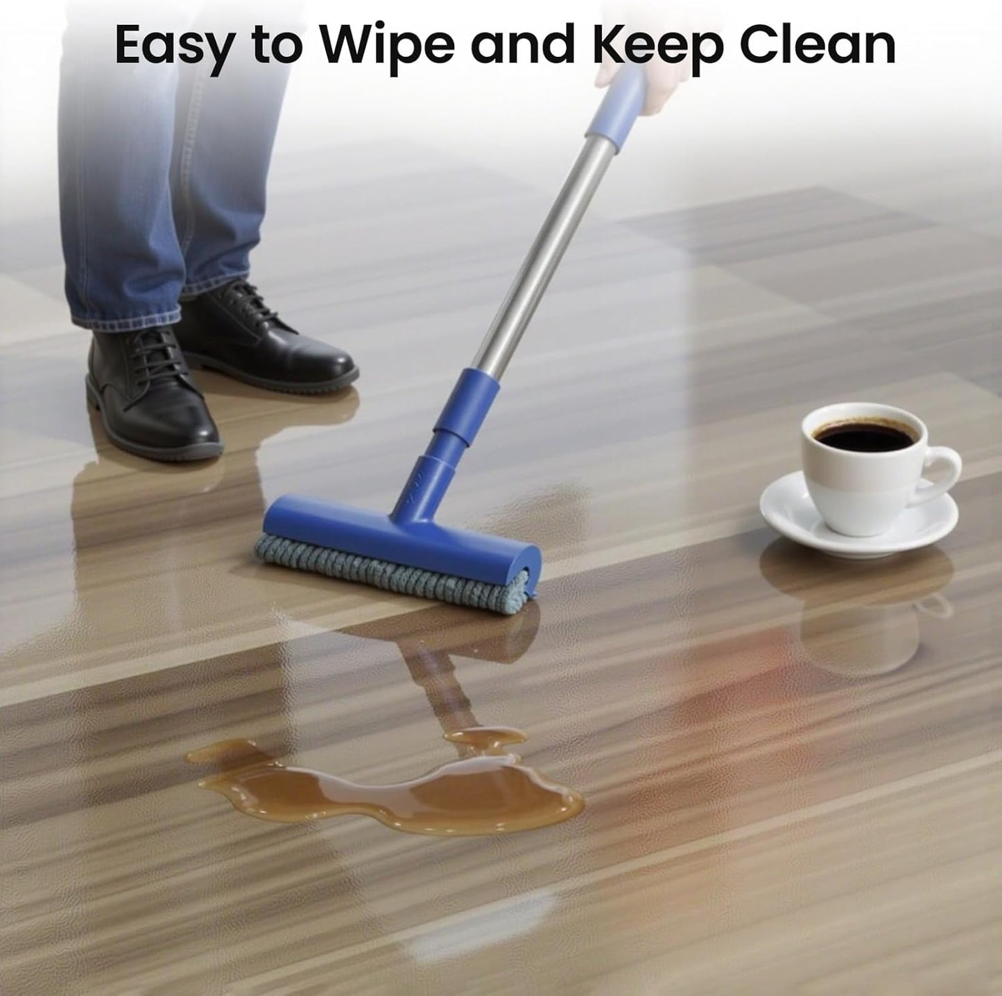 Office Chair Mat for Hardwood Floor, 36"×48" Clear Desk Chair Mat for Rolling Chairs, Computer Gaming Desk Mat, Floor Protector for Office & Home, Not for Carpet